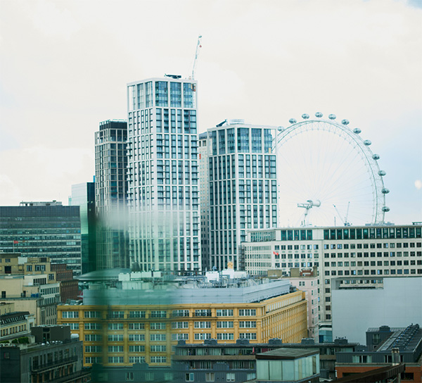 Views of the city from the London Office