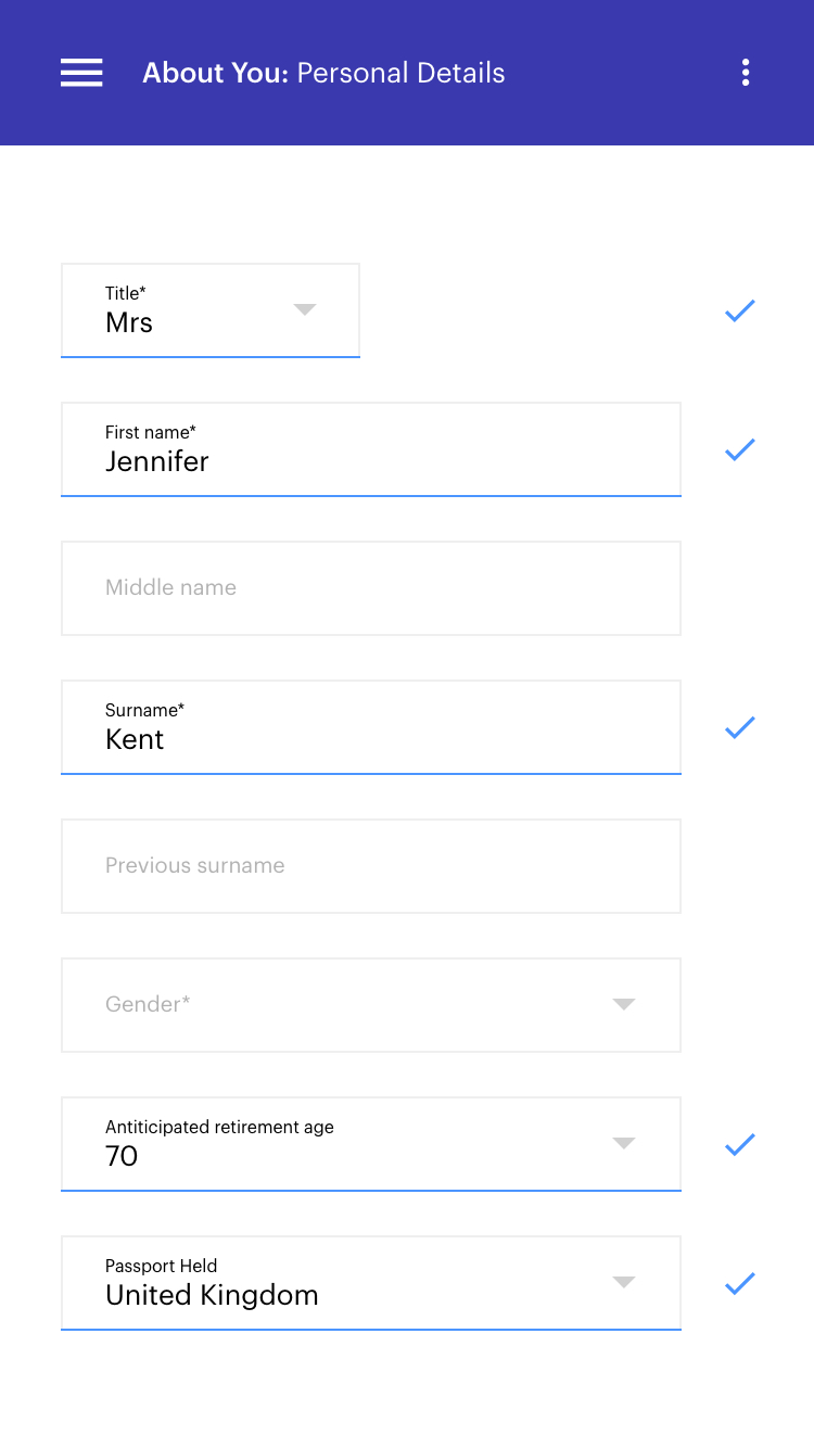 Mobile ux design