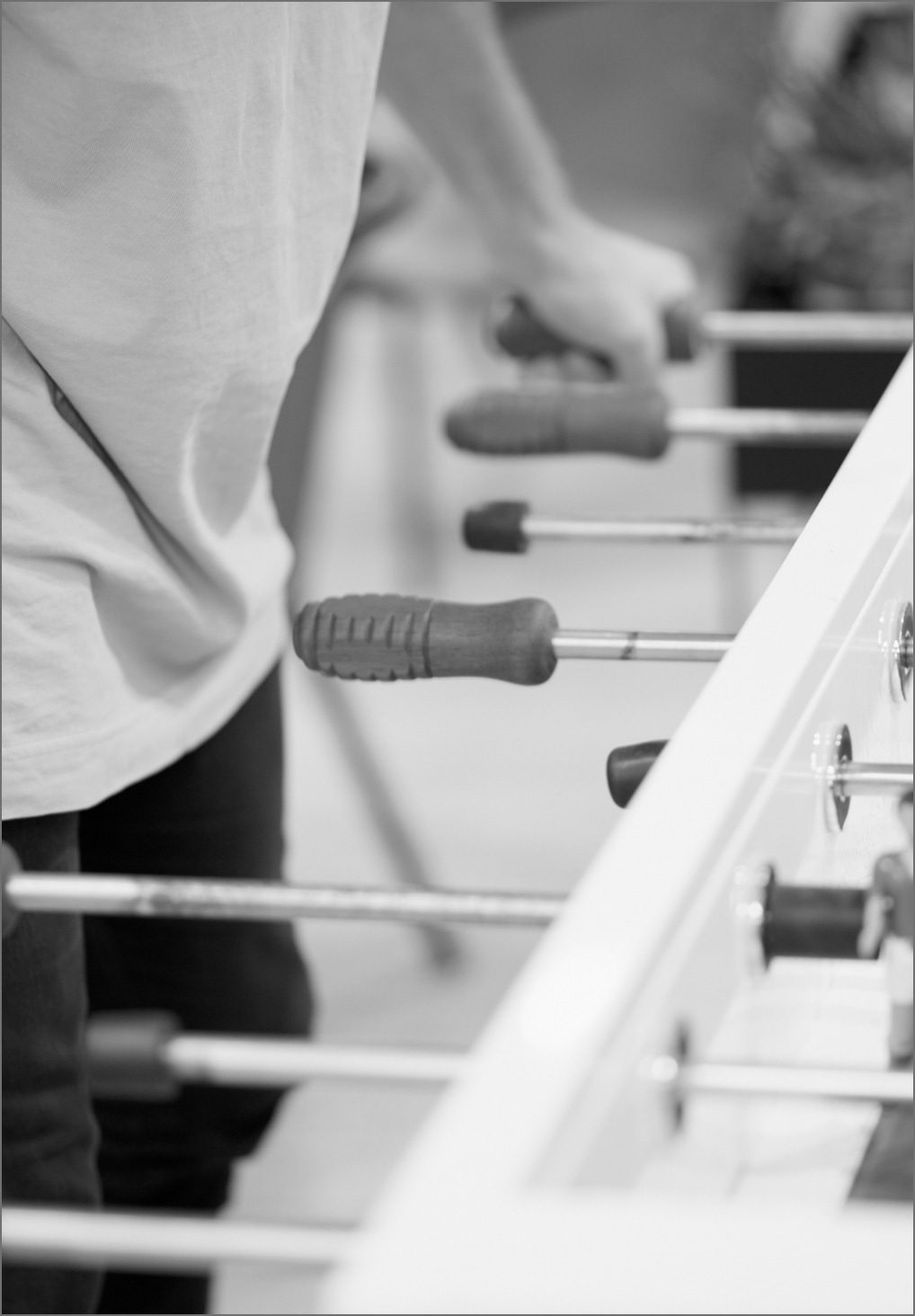 London Office break room table football